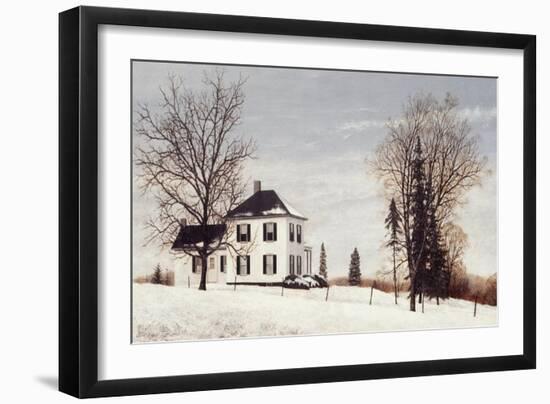Country Manor House-David Knowlton-Framed Giclee Print