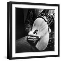 Country Music: Close Up of Banjo Being Played-Eric Schaal-Framed Photographic Print