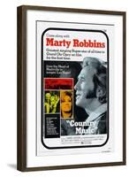 Country Music, Marty Robbins, Tammy Wynette, 1972-null-Framed Art Print