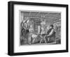 Country Pharmacist Michel Schuppart Examines the Urine of a Female Patient-Huyot-Framed Art Print