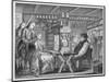 Country Pharmacist Michel Schuppart Examines the Urine of a Female Patient-Huyot-Mounted Art Print