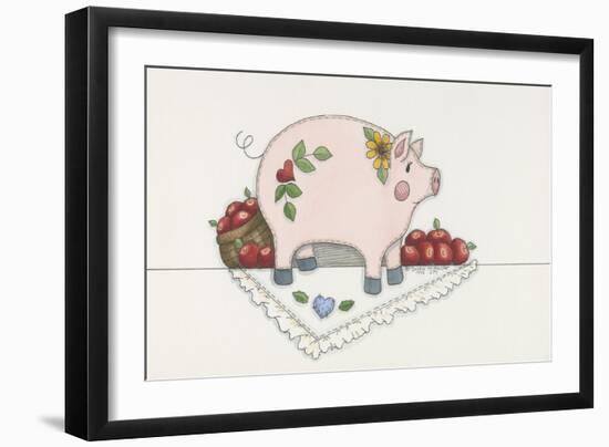 Country Pig-Debbie McMaster-Framed Giclee Print