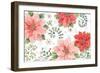 Country Poinsettias I-Daphne Brissonnet-Framed Premium Giclee Print