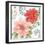 Country Poinsettias II-Daphne Brissonnet-Framed Art Print