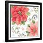 Country Poinsettias III-Daphne Brissonnet-Framed Art Print