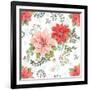 Country Poinsettias Step 01C-Daphne Brissonnet-Framed Art Print