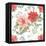 Country Poinsettias Step 01C-Daphne Brissonnet-Framed Stretched Canvas