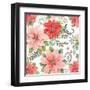 Country Poinsettias Step 02A-Daphne Brissonnet-Framed Art Print