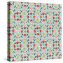 Country Poinsettias Step 05B-Daphne Brissonnet-Stretched Canvas