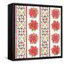 Country Poinsettias Step 06A-Daphne Brissonnet-Framed Stretched Canvas