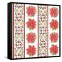 Country Poinsettias Step 06A-Daphne Brissonnet-Framed Stretched Canvas