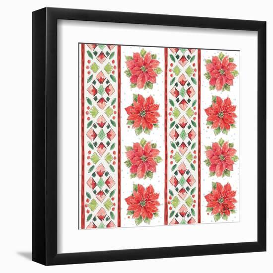 Country Poinsettias Step 06A-Daphne Brissonnet-Framed Art Print