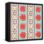 Country Poinsettias Step 06B-Daphne Brissonnet-Framed Stretched Canvas