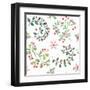 Country Poinsettias Step 07A-Daphne Brissonnet-Framed Art Print