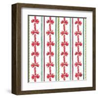 Country Poinsettias Step 08A-Daphne Brissonnet-Framed Art Print