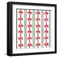 Country Poinsettias Step 08A-Daphne Brissonnet-Framed Art Print