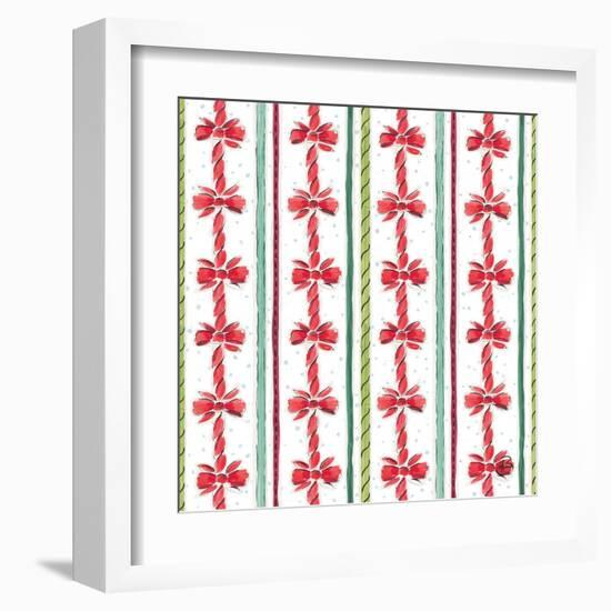 Country Poinsettias Step 08A-Daphne Brissonnet-Framed Art Print