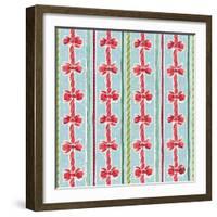 Country Poinsettias Step 08B-Daphne Brissonnet-Framed Art Print