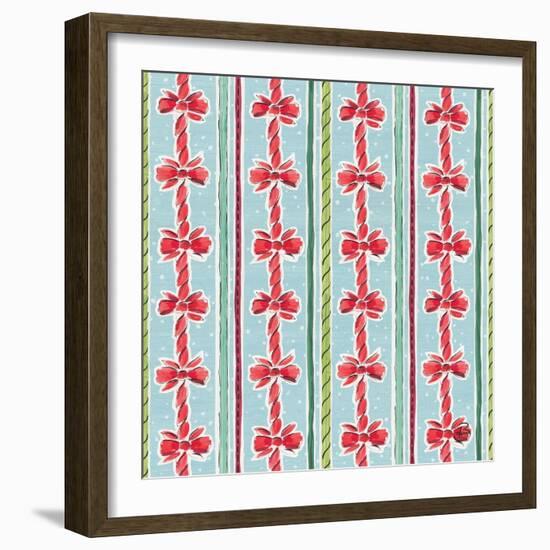 Country Poinsettias Step 08B-Daphne Brissonnet-Framed Art Print