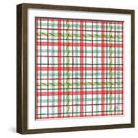 Country Poinsettias Step 10A-Daphne Brissonnet-Framed Art Print