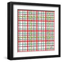 Country Poinsettias Step 10A-Daphne Brissonnet-Framed Art Print