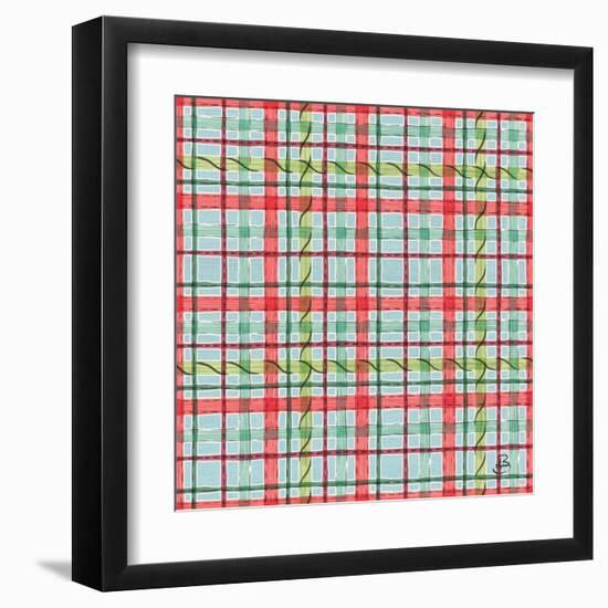 Country Poinsettias Step 10B-Daphne Brissonnet-Framed Art Print