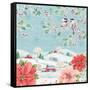 Country Poinsettias VI-Daphne Brissonnet-Framed Stretched Canvas