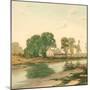 Country Pond 3-Stellar Design Studio-Mounted Art Print