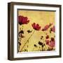 Country Poppies-null-Framed Art Print