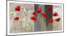Country Poppies-Jenny Thomlinson-Mounted Art Print