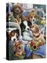 Country Pups-Jenny Newland-Stretched Canvas