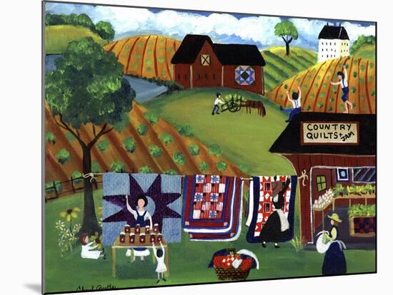 Country Quilts Jam-Cheryl Bartley-Mounted Giclee Print