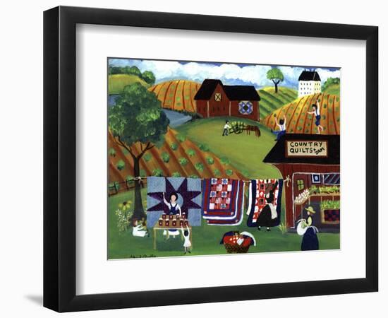 Country Quilts Jam-Cheryl Bartley-Framed Premium Giclee Print