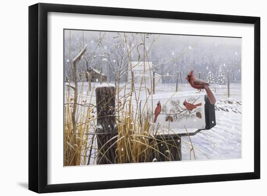 Country Red-Michael Budden-Framed Giclee Print