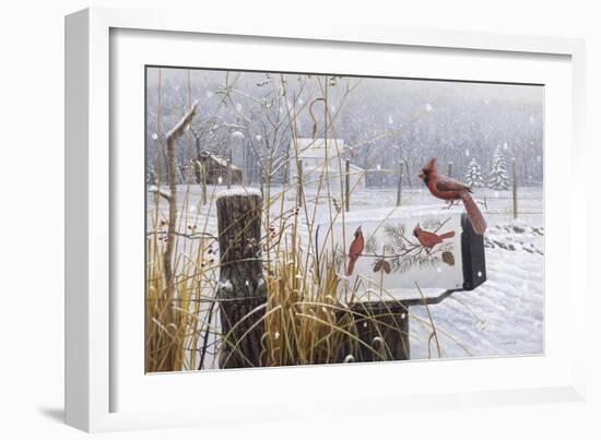 Country Red-Michael Budden-Framed Giclee Print