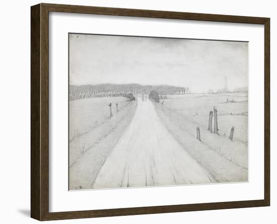 Country Road, 1925-Laurence Stephen Lowry-Framed Premium Giclee Print