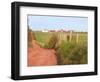 Country Road and Farm, Prince Edward Island, Canada-Julie Eggers-Framed Photographic Print