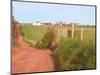 Country Road and Farm, Prince Edward Island, Canada-Julie Eggers-Mounted Photographic Print