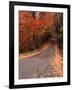 Country Road in Autumn, Vermont, USA-Charles Sleicher-Framed Photographic Print