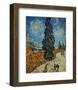 Country Road in Provence by Night, c.1890-Vincent van Gogh-Framed Art Print