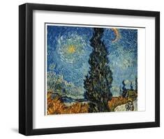 Country Road in Provence by Night, c.1890-Vincent van Gogh-Framed Giclee Print