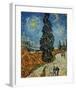 Country Road in Provence by Night, c.1890-Vincent van Gogh-Framed Giclee Print