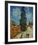 Country Road in Provence by Night, c.1890-Vincent van Gogh-Framed Giclee Print