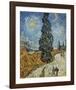 Country Road in Provence by Night, c. 1890-Vincent van Gogh-Framed Art Print