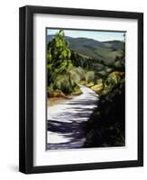 Country Road in Tuscany-Helen J. Vaughn-Framed Premium Giclee Print