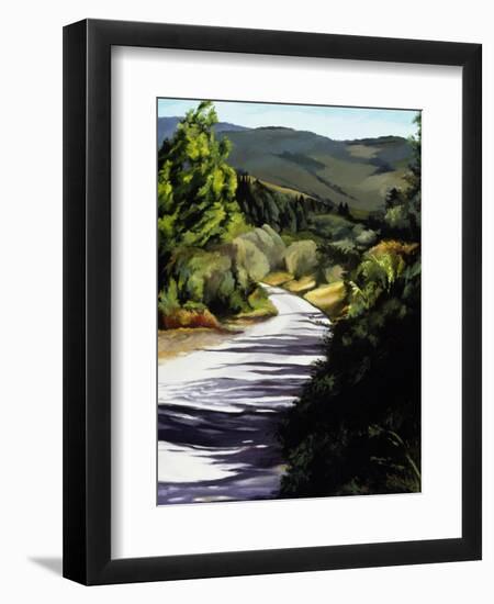 Country Road in Tuscany-Helen J. Vaughn-Framed Premium Giclee Print