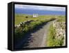 Country Road, Inishmore, Aran Islands, County Galway, Connacht, Republic of Ireland (Eire), Europe-Ken Gillham-Framed Stretched Canvas