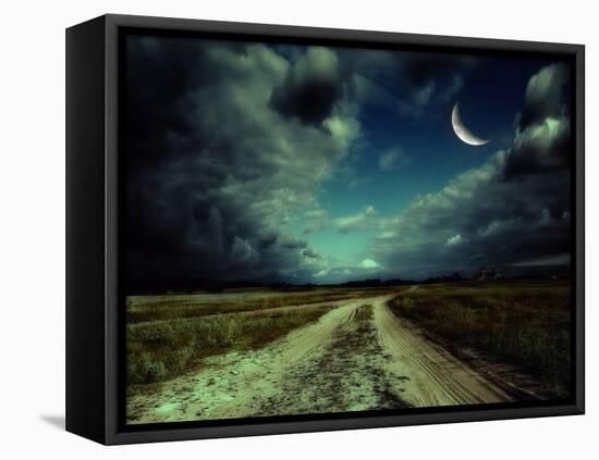 Country Road Leading to the Church-Krivosheev Vitaly-Framed Stretched Canvas