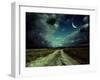 Country Road Leading to the Church-Krivosheev Vitaly-Framed Photographic Print