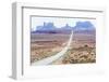 Country road, Monument Valley, Arizona, North America-Marco Simoni-Framed Photographic Print